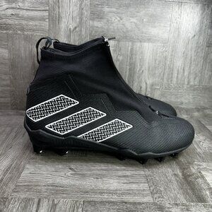 Adidas Nasty 2.0 Men's size 13.5 Black Zip Up Football Cleats